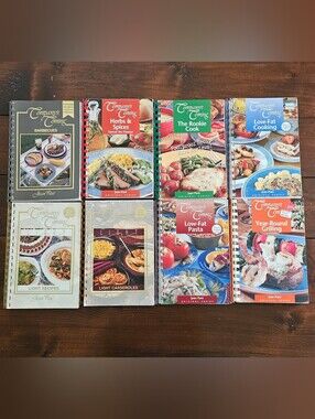 Company's Coming 8 Cookbook Bundle Spiralbound by Jean Pare Low-Fat Light Recipe